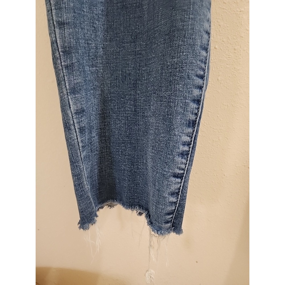 Pistola Distressed Denim Jeans Pants Skinny Stretch Frayed Hem Size 18W - Picture 10 of 16